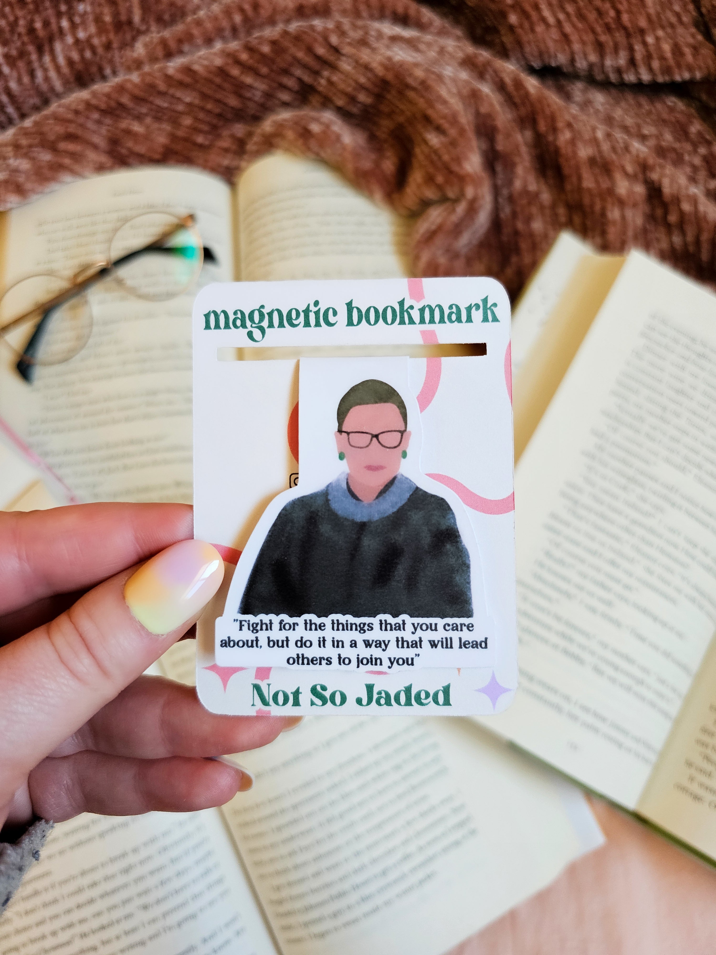 RBG Magnetic Bookmark