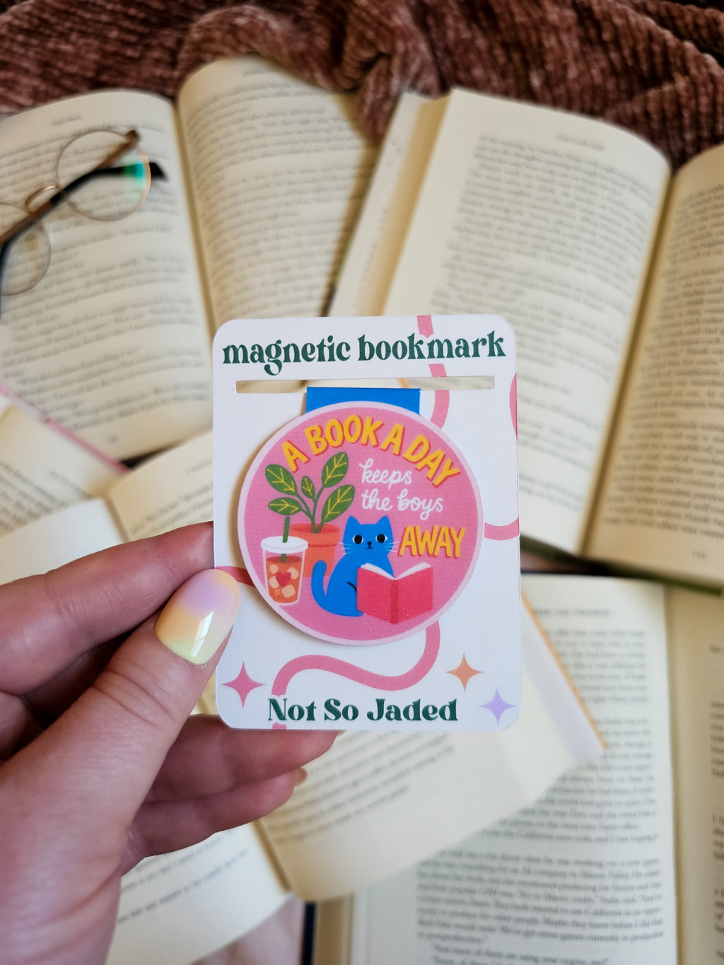 A Book a Day... Magnetic Bookmark