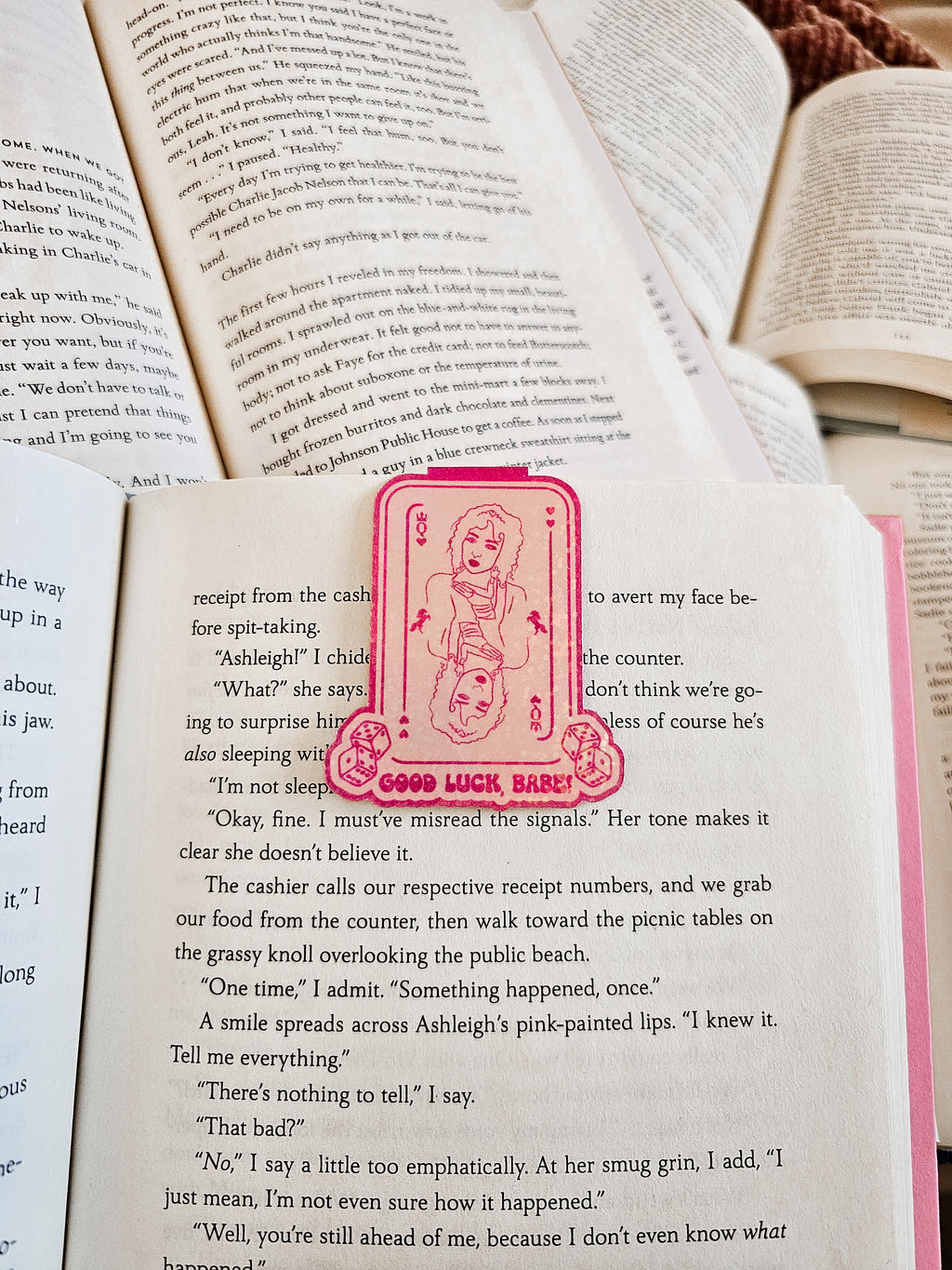 Good Luck Babe Magnetic Bookmark