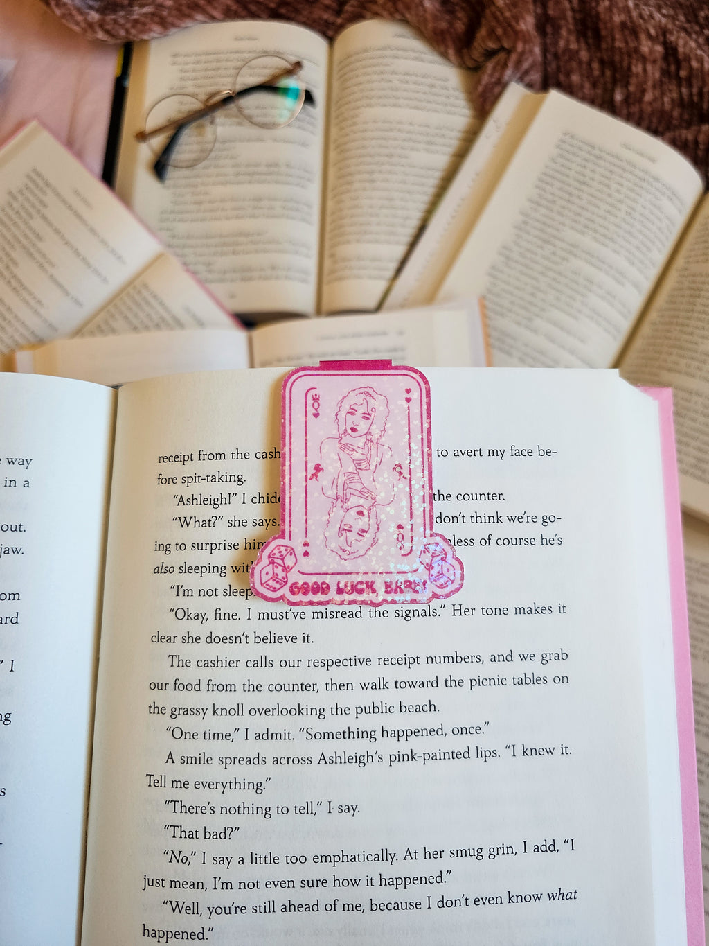 Good Luck Babe Magnetic Bookmark
