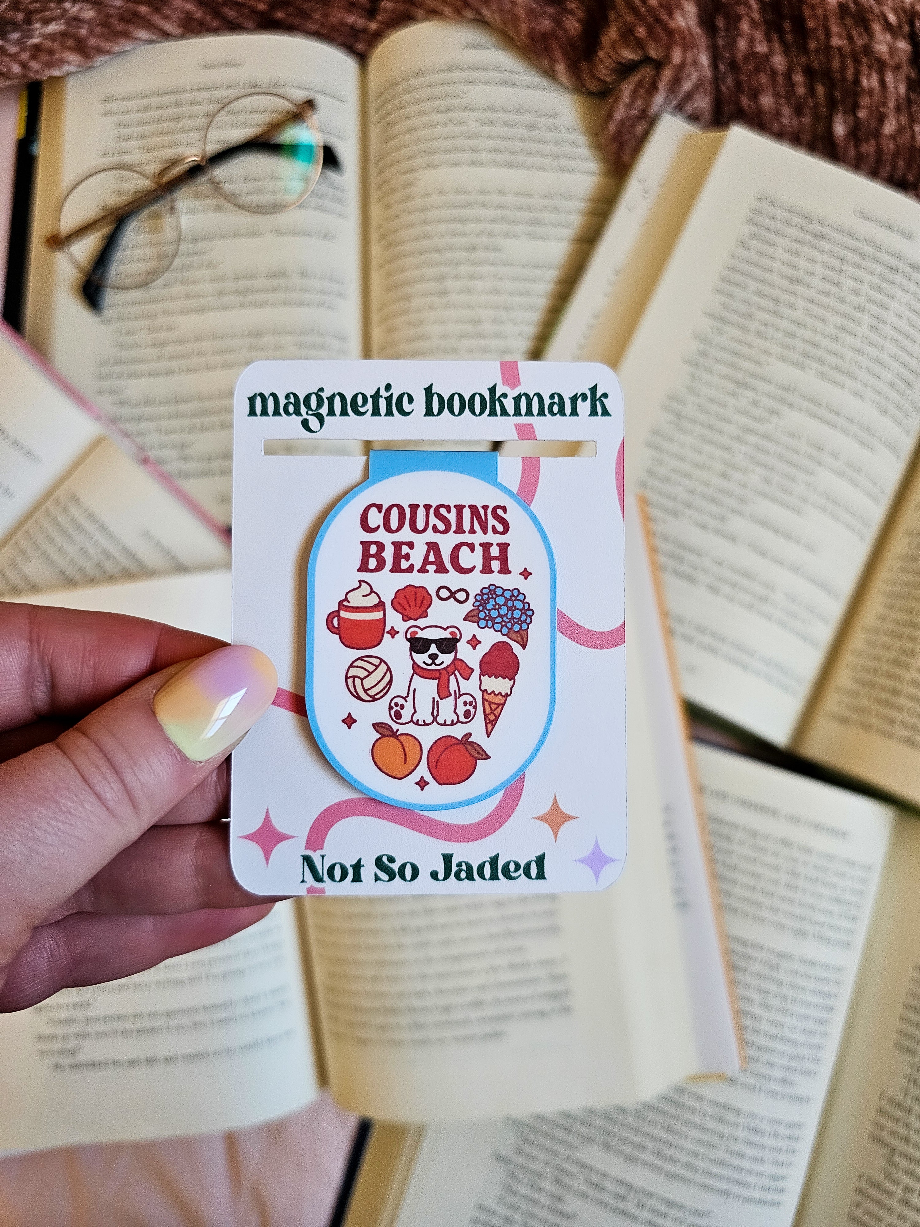 Cousins Beach Magnetic Bookmark