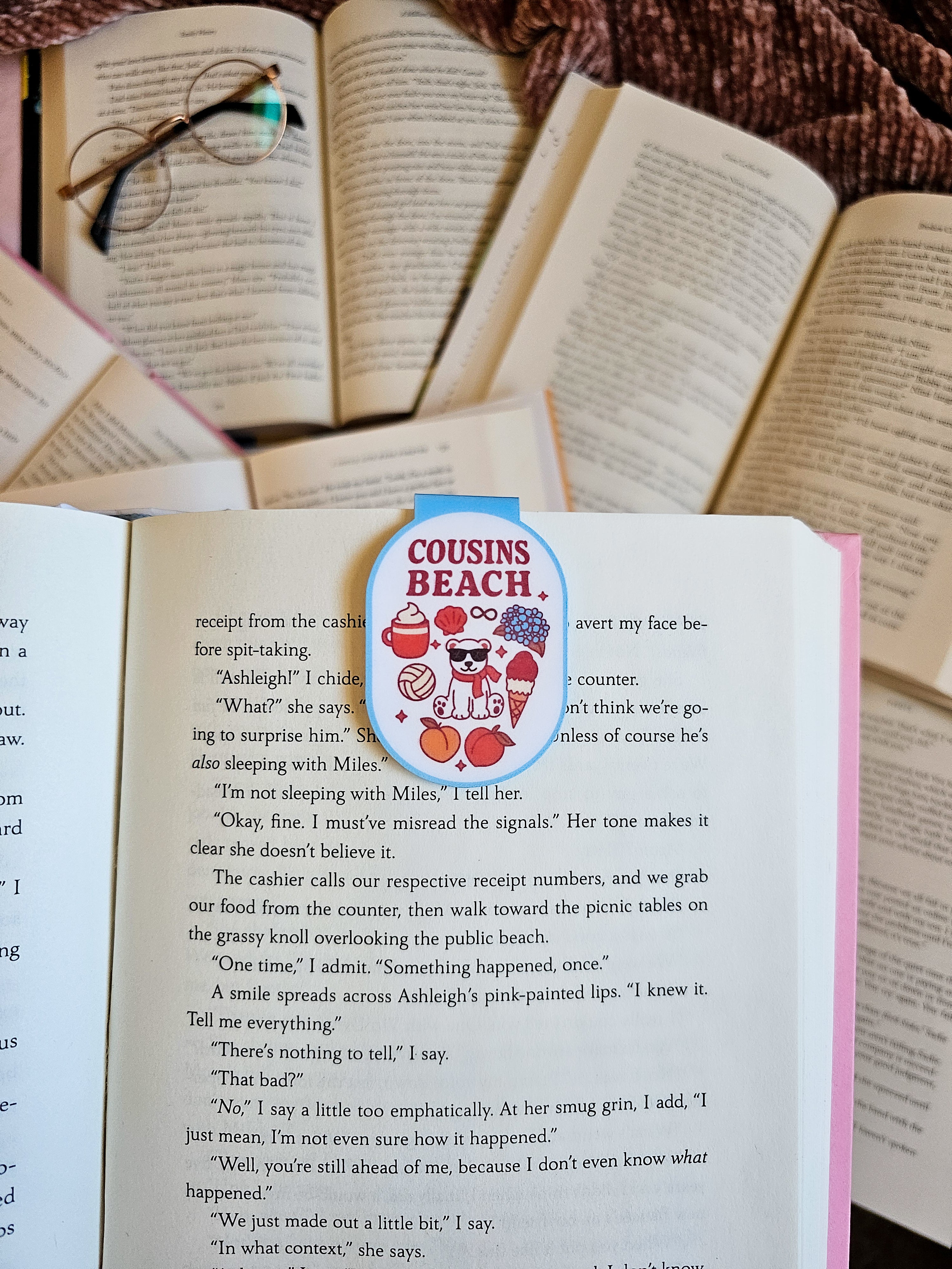 Cousins Beach Magnetic Bookmark