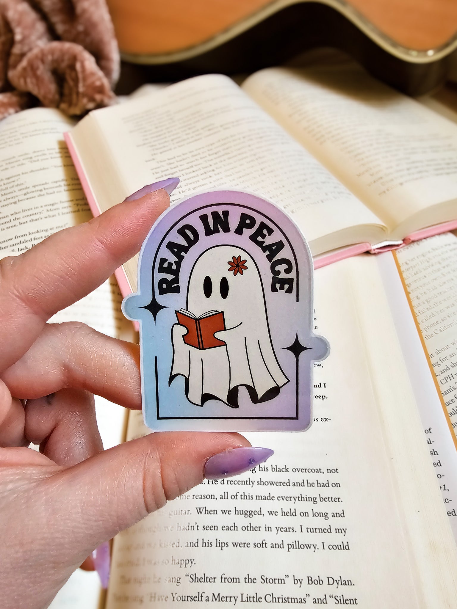 Read In Peace Sticker