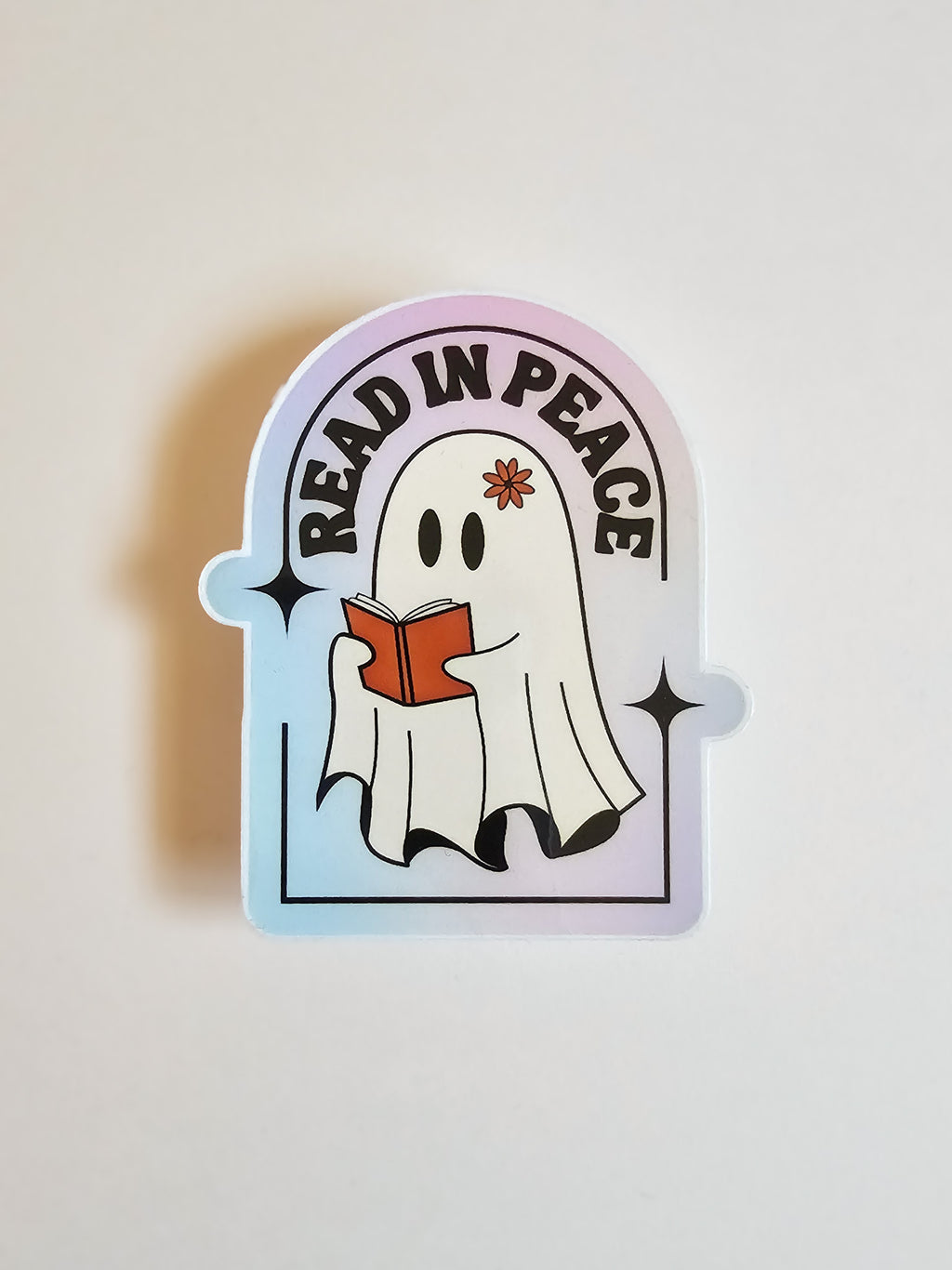 Read In Peace Sticker