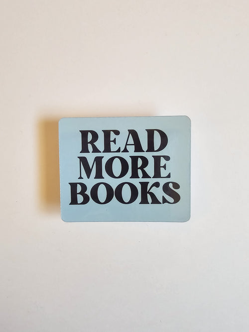 Blue Read More Books Sticker