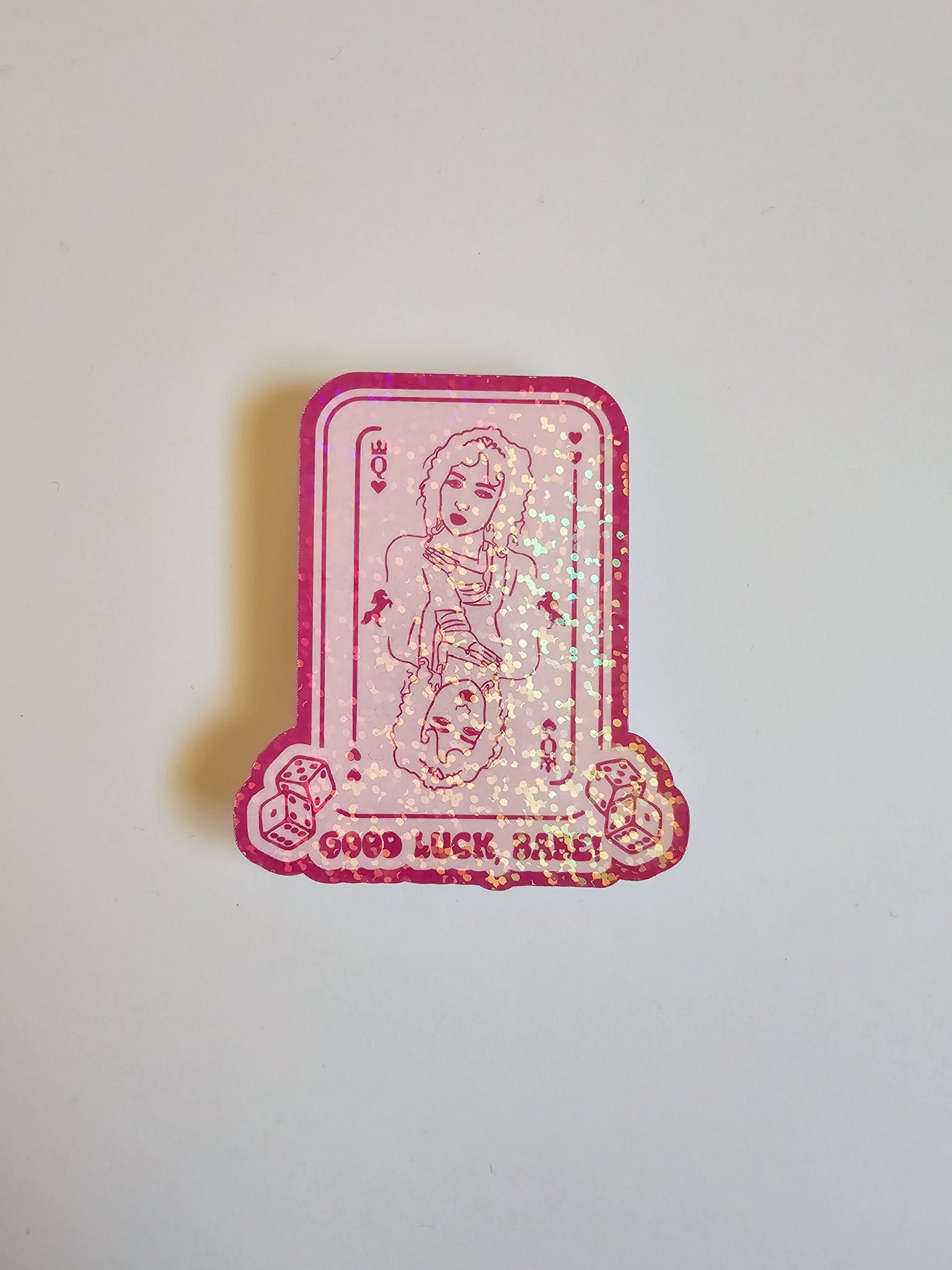 Good Luck Babe Sticker