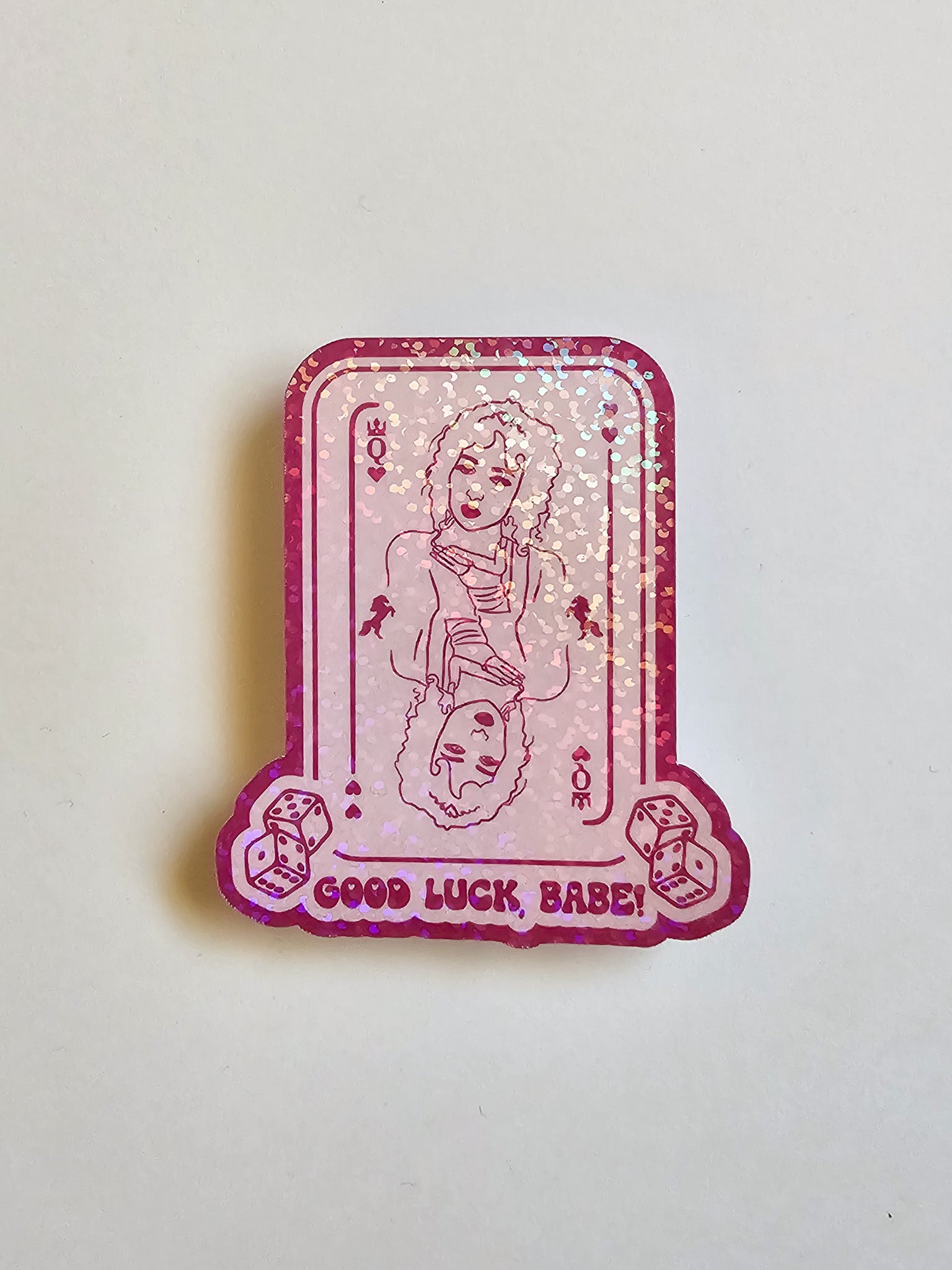 Good Luck Babe Sticker