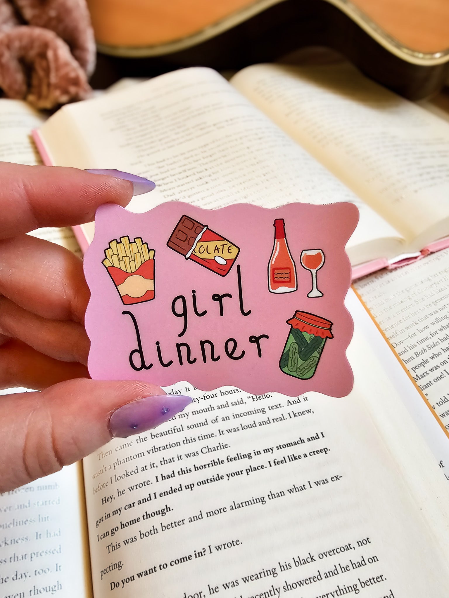 Girl Dinner Sticker