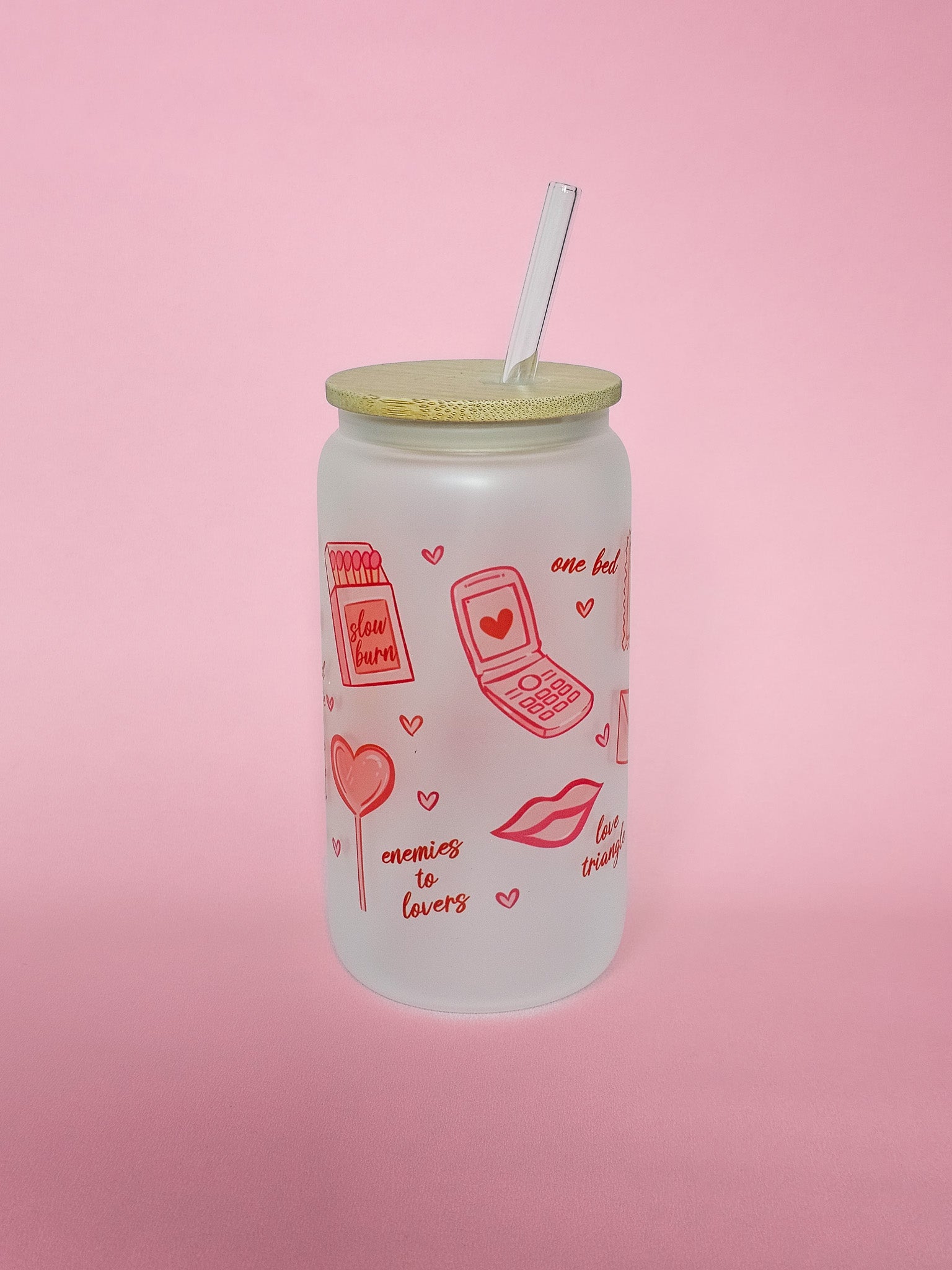 Romance Trope Can Glass