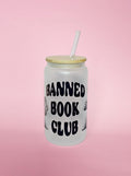 Banned Book Club Can Glass