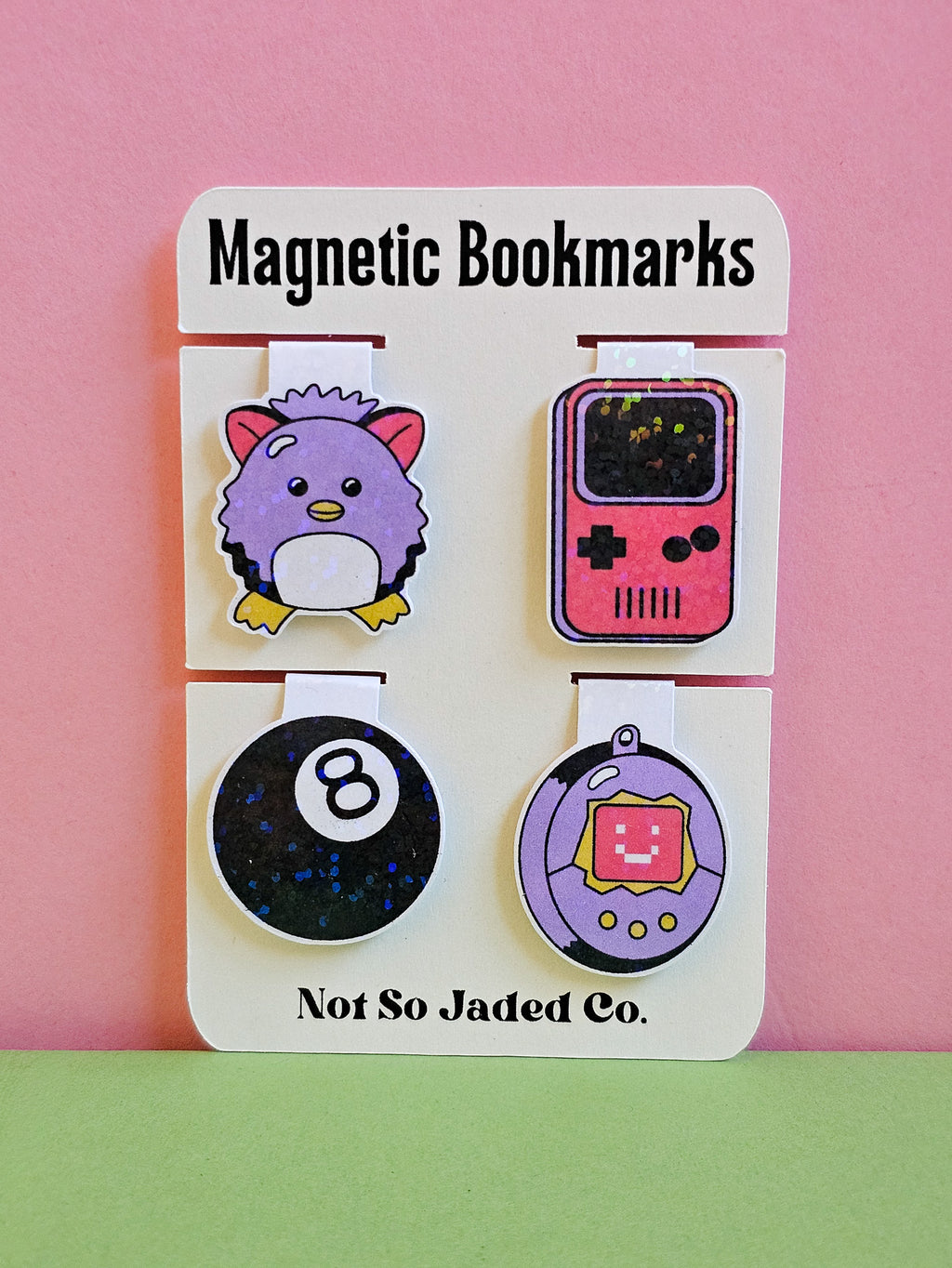 Nostalgia Magnetic Bookmark 4-Pack