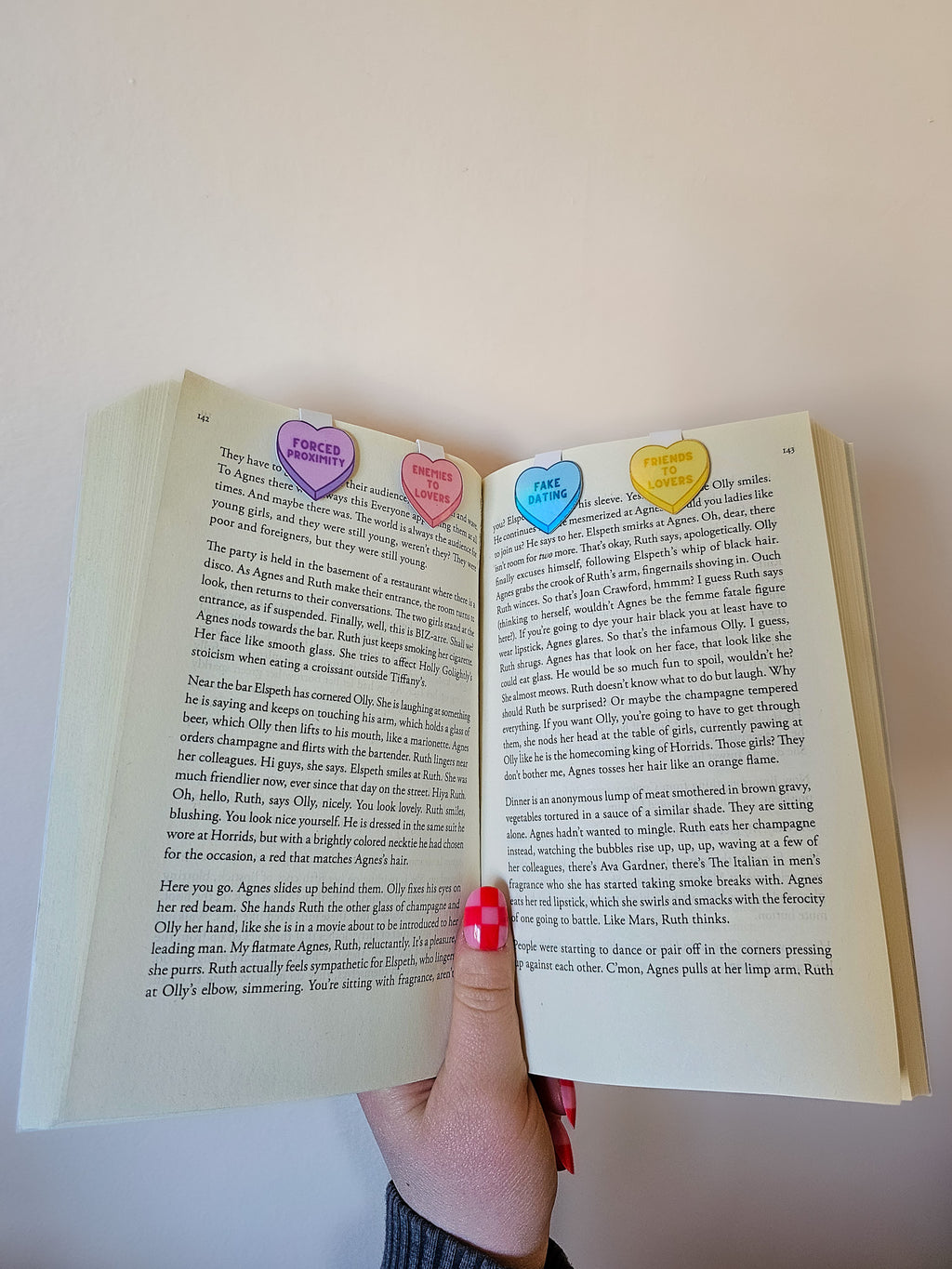 Romance Tropes Magnetic Bookmark 4-Pack