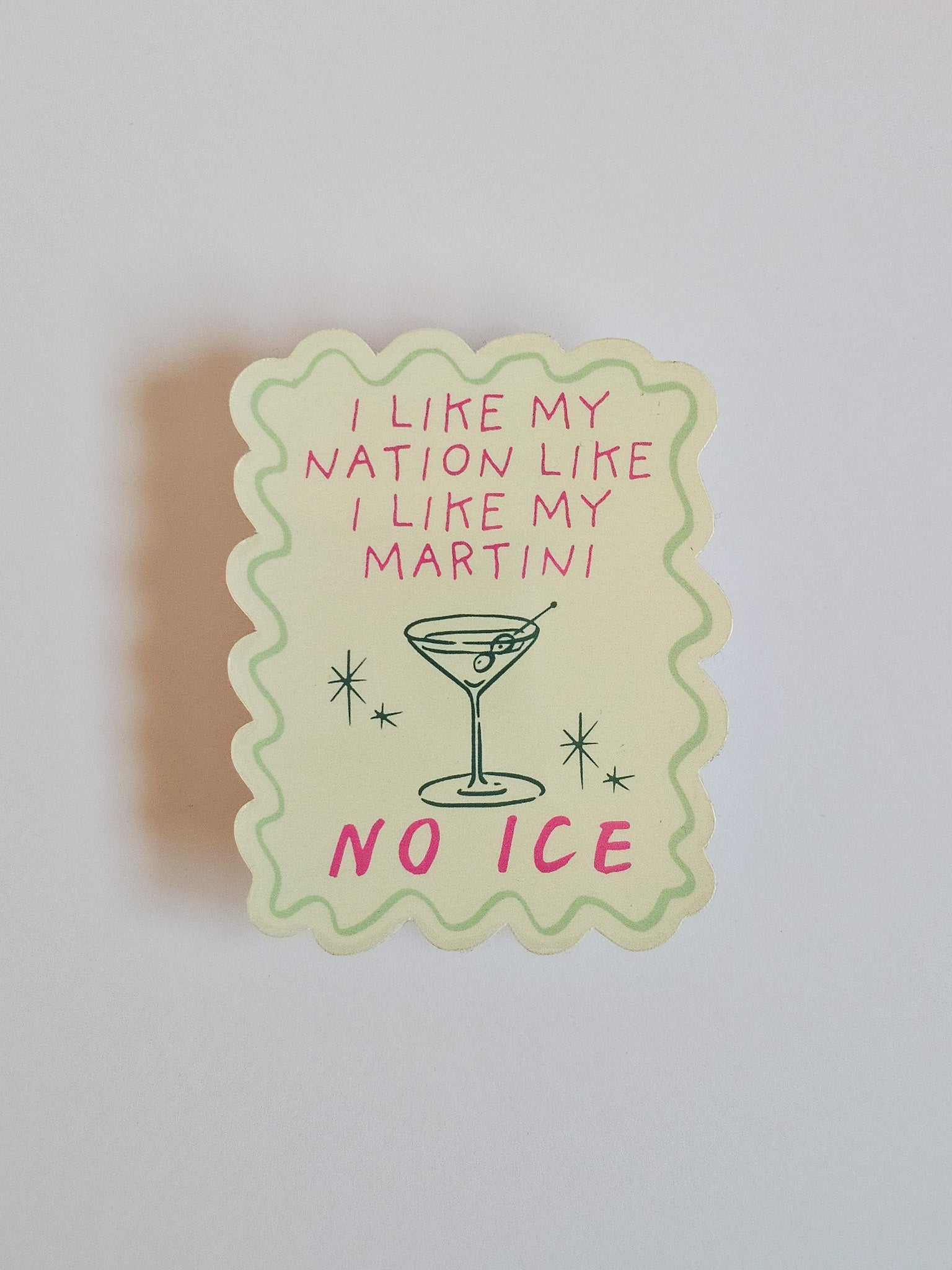 No Ice Sticker