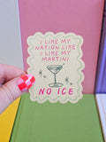 No Ice Sticker