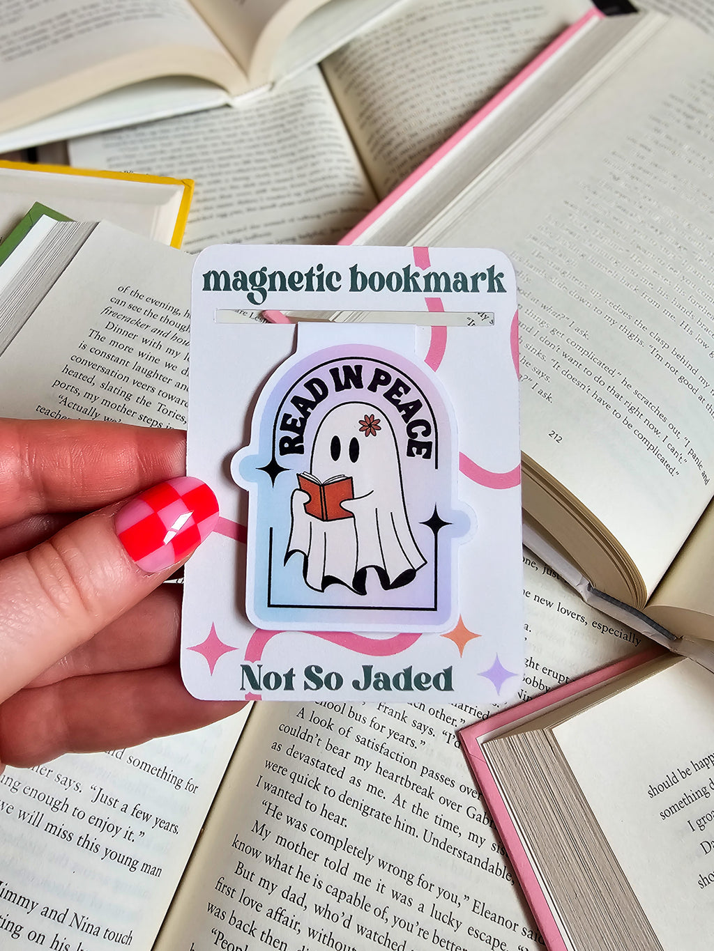 Read In Peace Magnetic Bookmark