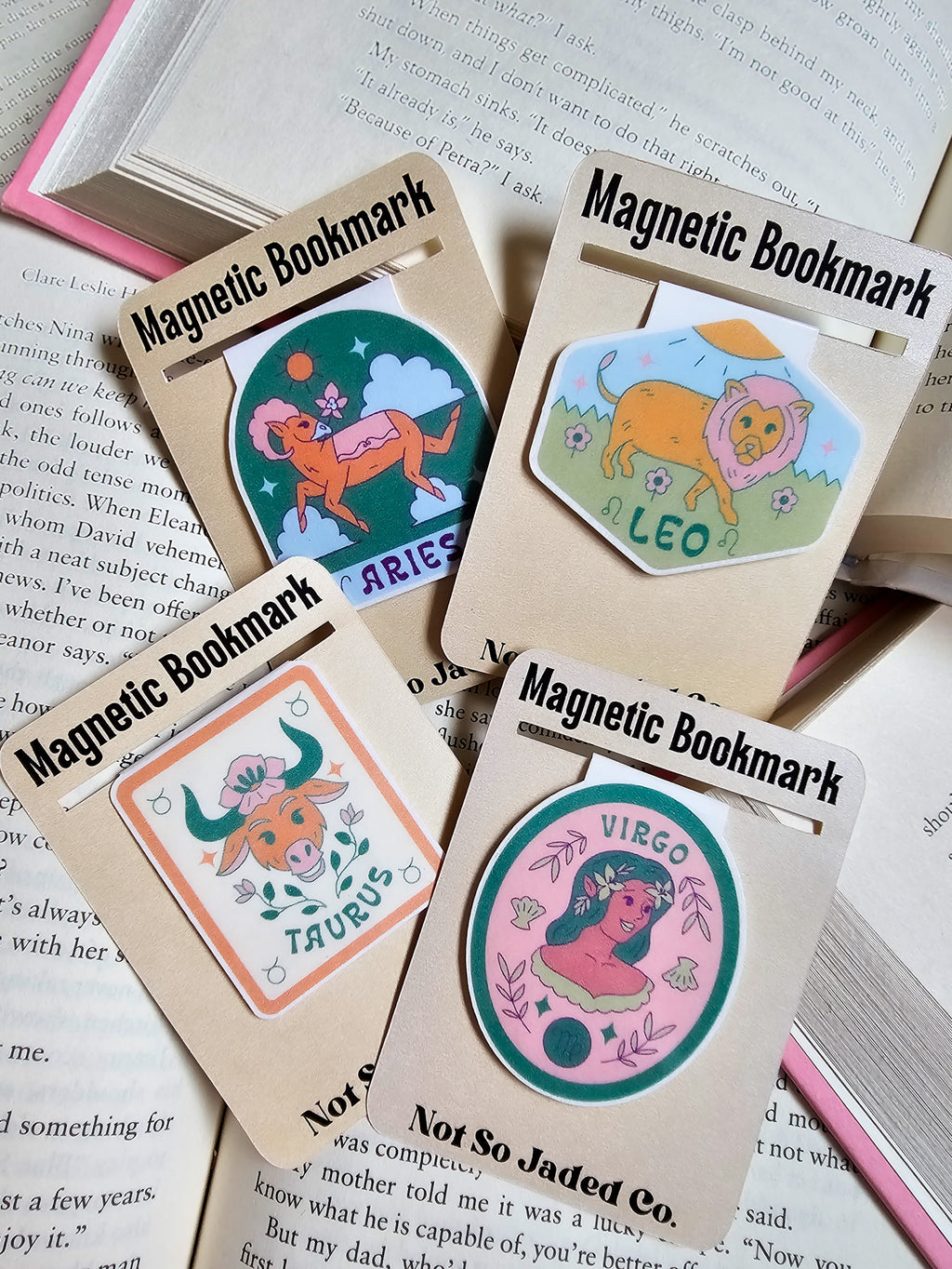 Zodiac Sign Magnetic Bookmark