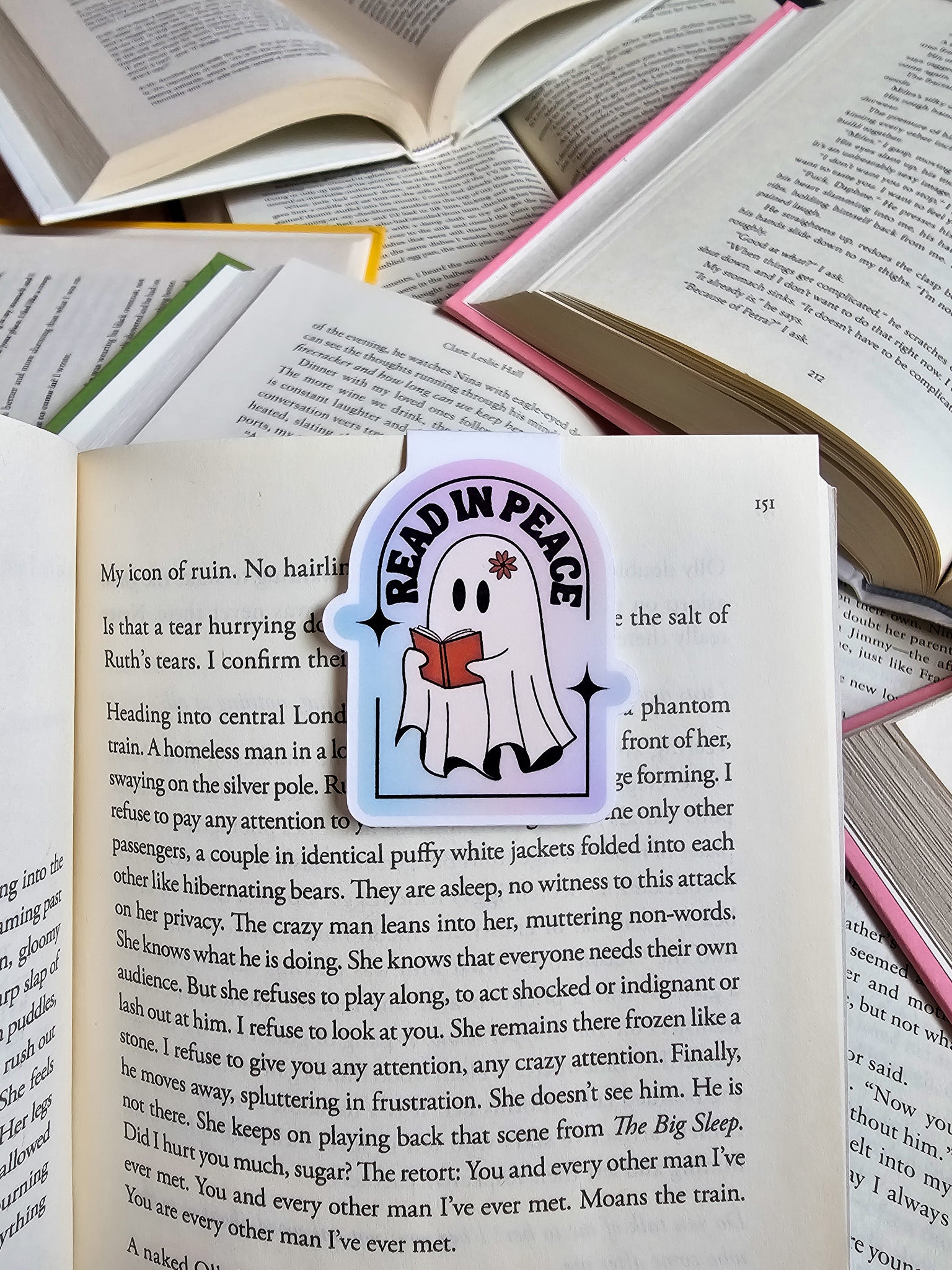 Read In Peace Magnetic Bookmark