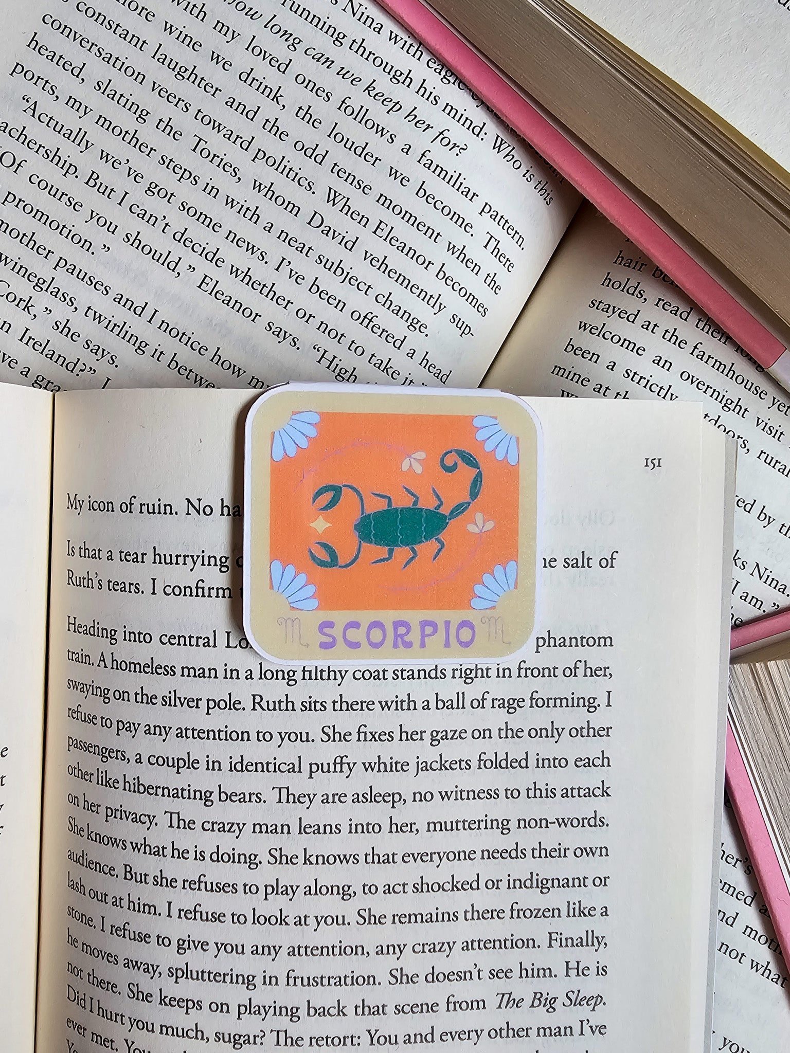 Zodiac Sign Magnetic Bookmark